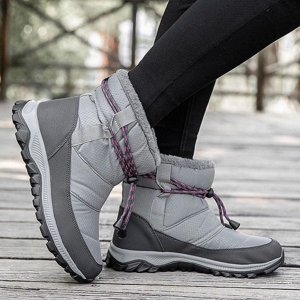 2020 woman snow boots women winter shoes platform boots solid color waterproof mid calf thick fur men female women shoes #4z9d, Black
2020 woman snow boots women winter shoes platform boots solid color waterproof mid calf thick fur men female women shoes #4z9d, Black