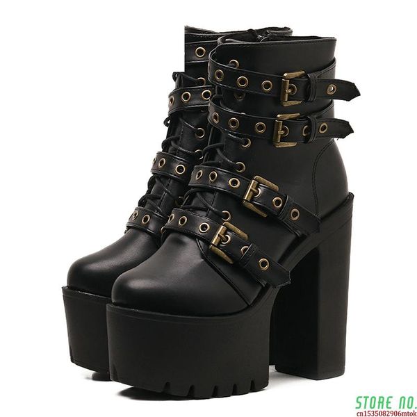 rivet black ankle boots women platform soft leather autumn winter ladies boots with zipper ultra high heels shoes 
rivet black ankle boots women platform soft leather autumn winter ladies boots with zipper ultra high heels shoes