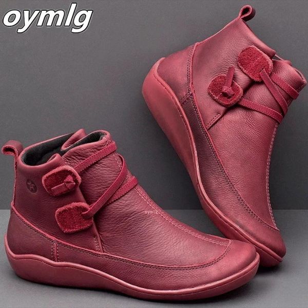 oymlg casual boots 2020 autumn winter retro women boots fashion pu leather ankle zapatos de mujer wram botas, Black
oymlg casual boots 2020 autumn winter retro women boots fashion pu leather ankle zapatos de mujer wram botas, Black