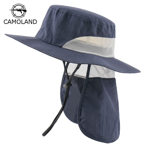 camoland waterproof bucket hats with neck flap outdoor uv protection hiking fishing caps women men summer breathable sun hat y200714, Blue;gray
camoland waterproof bucket hats with neck flap outdoor uv protection hiking fishing caps women men summer breathable sun hat y200714, Blue;gray
