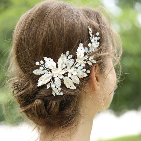 npason 2020 bridal hair accessories tiara wedding hair comb clip flower wedding jewelry headband pearl rhinestone headpiece, Golden;silver
npason 2020 bridal hair accessories tiara wedding hair comb clip flower wedding jewelry headband pearl rhinestone headpiece, Golden;silver