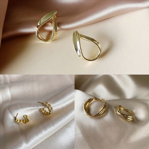 z2j new for round copper sterling sier earrings gold earring fashion earring silver dangle plating long hook women high, Golden
z2j new for round copper sterling sier earrings gold earring fashion earring silver dangle plating long hook women high, Golden