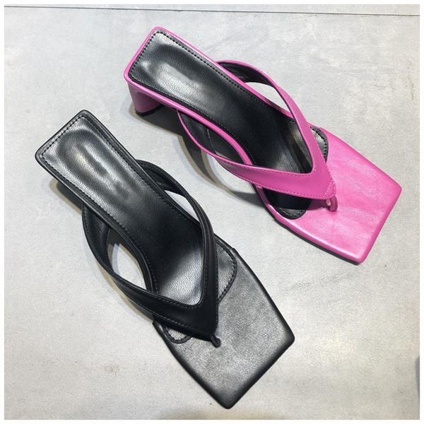 slippers 2021 women slides square toe med heel sandal shoes ladies summer outdoor beach flip flops shoes1, Black
slippers 2021 women slides square toe med heel sandal shoes ladies summer outdoor beach flip flops shoes1, Black