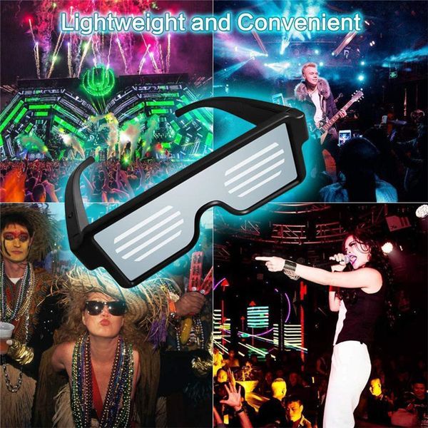 party quick flash led 8 glasses modes usb charge luminous glasses christmas halloween concert light toys christmas glasses
party quick flash led 8 glasses modes usb charge luminous glasses christmas halloween concert light toys christmas glasses