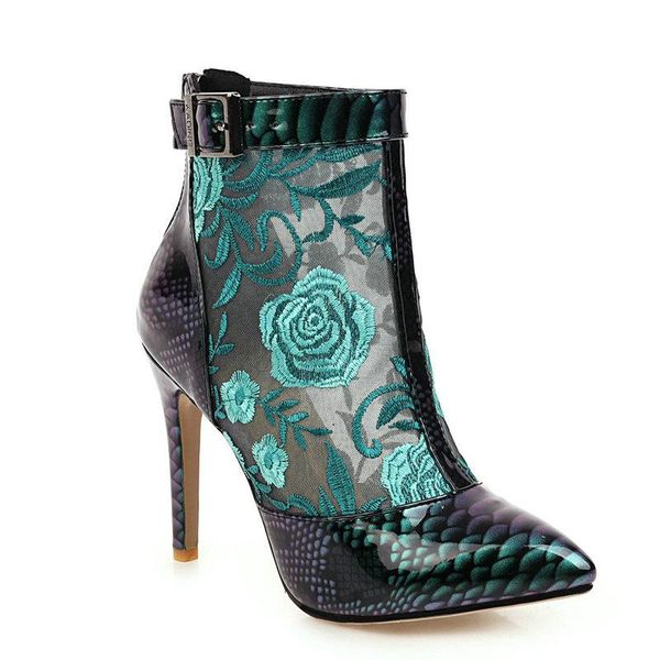 2020 women spring summer ankle boots fashion print pointed toe shoes ladies thin heel buckle zipper woman boots black blue green
2020 women spring summer ankle boots fashion print pointed toe shoes ladies thin heel buckle zipper woman boots black blue green