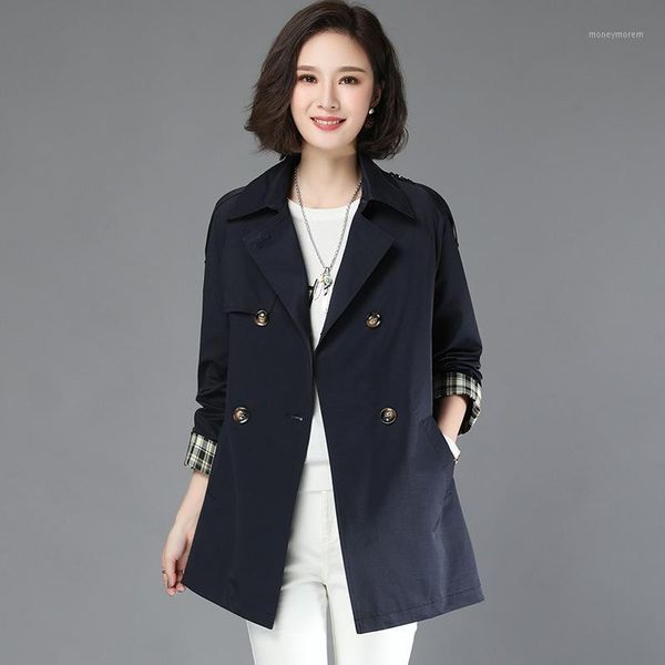 women's trench coats women's medium long little man 2021 fashion ins korean loose mother's coat women thin spring and autumn, Tan;black
women's trench coats women's medium long little man 2021 fashion ins korean loose mother's coat women thin spring and autumn, Tan;black