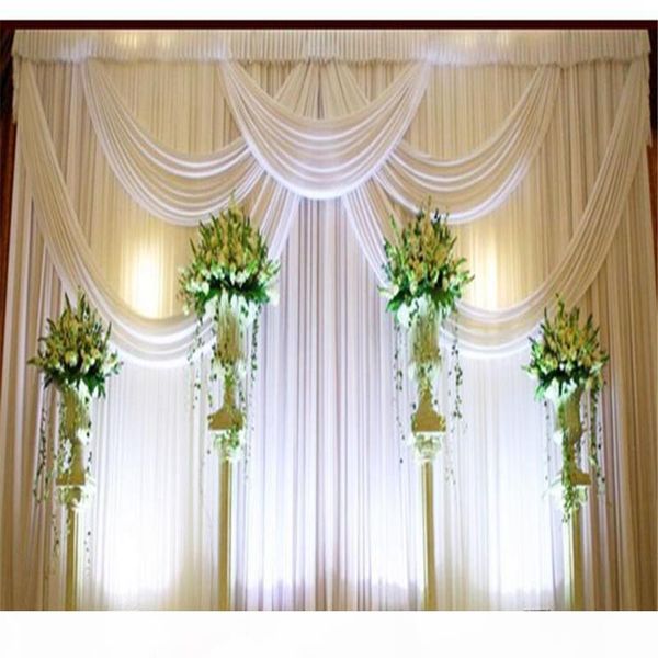 3*6m wedding party stage celebration background satin curtain drape pillar ceiling backdrop marriage decoration veil wt016 b
3*6m wedding party stage celebration background satin curtain drape pillar ceiling backdrop marriage decoration veil wt016 b