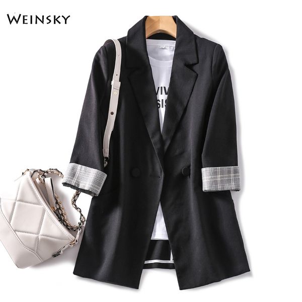 new fashion business suits women work office ladies three quarter sleeve autumn casual blazer
new fashion business suits women work office ladies three quarter sleeve autumn casual blazer