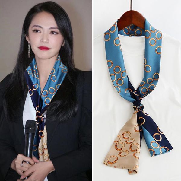 scarves 152cm beautiful print luxury bag strap scarf women silk fashion head headwear long accessories ribbon, Blue;gray
scarves 152cm beautiful print luxury bag strap scarf women silk fashion head headwear long accessories ribbon, Blue;gray
