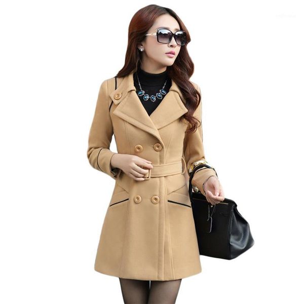 woolen coat women khaki 3xl plus size 2020 autumn winter new korean fashion slim with belt long sleeve wool coats feminina lr9021, Black
woolen coat women khaki 3xl plus size 2020 autumn winter new korean fashion slim with belt long sleeve wool coats feminina lr9021, Black