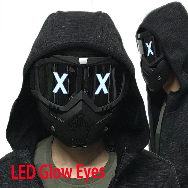лицевая половина хэллоуина x светодиодный светящихся глаза diy очки светой маска маски dj party cosplay prop подарочной
лицевая половина хэллоуина x светодиодный светящихся глаза diy очки светой маска маски dj party cosplay prop подарочной