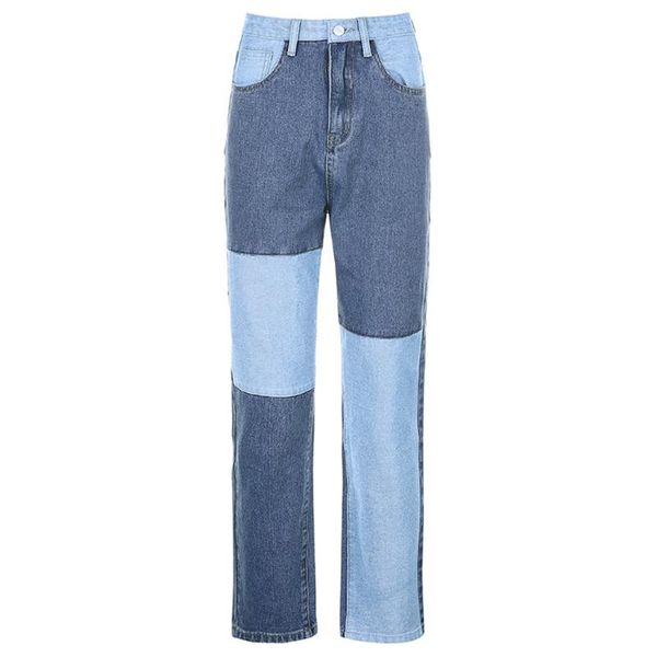 color block jeans baggy high waist jeans women vintage denim streetwear female ripped wide leg joggers straight pants #lr3, Blue
color block jeans baggy high waist jeans women vintage denim streetwear female ripped wide leg joggers straight pants #lr3, Blue