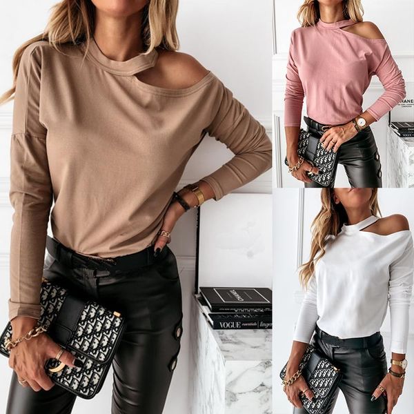 women's blouses & shirts fashion off shulder hollow out long sleeve women blouse casual and shirt fall, White
women's blouses & shirts fashion off shulder hollow out long sleeve women blouse casual and shirt fall, White