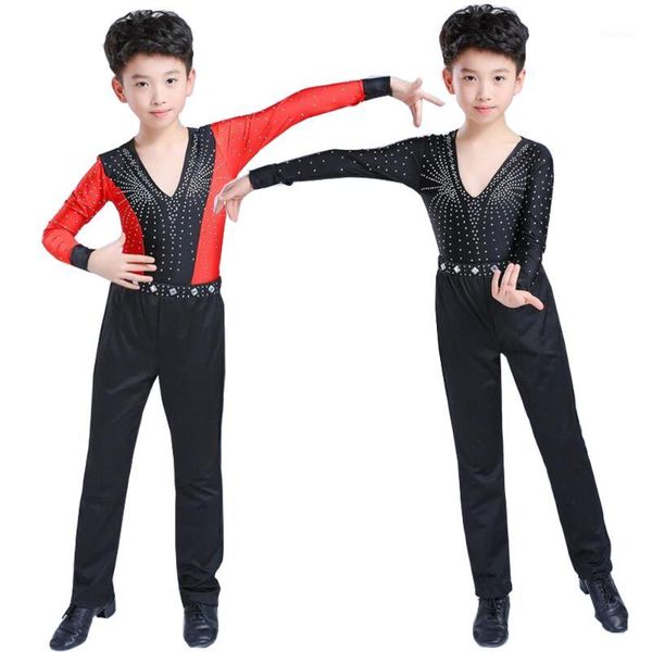 kids professional ballroom latin salsa dance wear competitions costumes shirt pants boys sequined dancing stage outfits1, Black;red
kids professional ballroom latin salsa dance wear competitions costumes shirt pants boys sequined dancing stage outfits1, Black;red