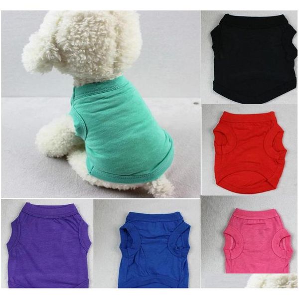 2019 pet t-shirts summer solid dog clothes fashion shirts vest cotton clothes dog puppy small dog clothes zhhpy
2019 pet t-shirts summer solid dog clothes fashion shirts vest cotton clothes dog puppy small dog clothes zhhpy