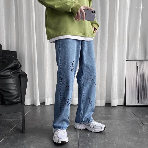 fat brother jeans men's summer 2020 graffiti loose casual pants men's large size printed straight teenagers denim pants hombre1, Blue
fat brother jeans men's summer 2020 graffiti loose casual pants men's large size printed straight teenagers denim pants hombre1, Blue