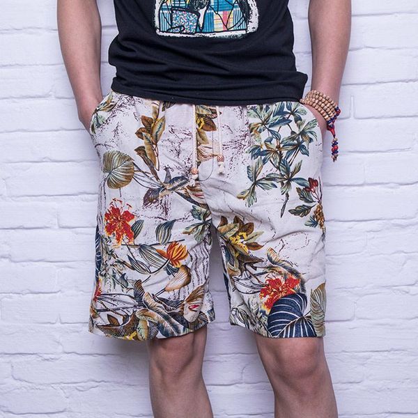 men's shorts cotton linen board coral red beach pants multiple colors print casual wear plaid bottom 4xl1, White;black
men's shorts cotton linen board coral red beach pants multiple colors print casual wear plaid bottom 4xl1, White;black