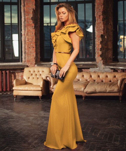 long maxi mermaid ruffles evening party elegant yellow green women autumn dress vestido de fiesta robe mc-2870 y200805, Black;pink
long maxi mermaid ruffles evening party elegant yellow green women autumn dress vestido de fiesta robe mc-2870 y200805, Black;pink
