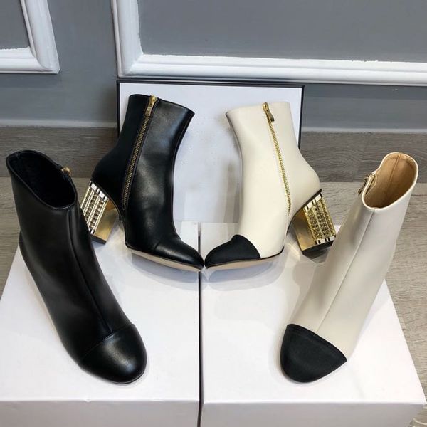 autumn and winter new fashion luxury channel women's boots comfortable fashion designer leather martin boots 35-40, Black
autumn and winter new fashion luxury channel women's boots comfortable fashion designer leather martin boots 35-40, Black