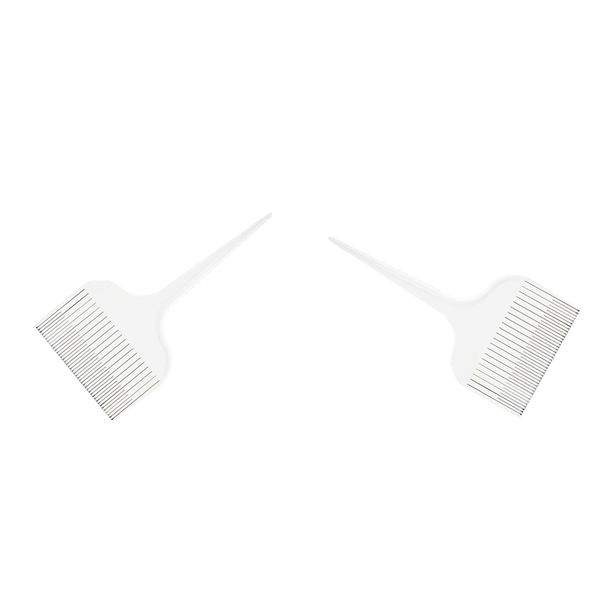2x sectioning highlight comb hair salon dye comb for hair styling hairdressing, Silver
2x sectioning highlight comb hair salon dye comb for hair styling hairdressing, Silver