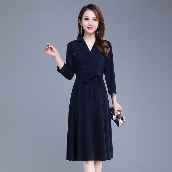 medium length simple fashion 2020 new korean v-neck long sleeve slim dress a- line dress a-line skirt mo5lw, Black;gray
medium length simple fashion 2020 new korean v-neck long sleeve slim dress a- line dress a-line skirt mo5lw, Black;gray