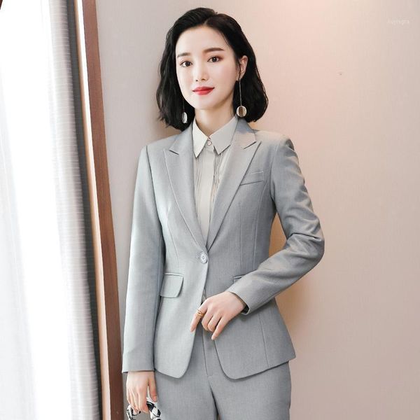 ladies formal styles women business suits with pants and jackets coat professional autumn winter blazers pantsuits grey1, White
ladies formal styles women business suits with pants and jackets coat professional autumn winter blazers pantsuits grey1, White