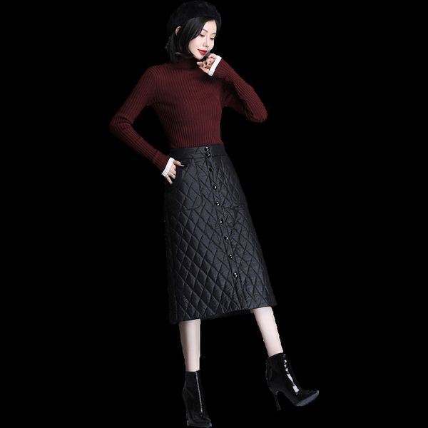 2021 new womens high waist autumn winter saia quilted padded button midi a-line skirts female flare swing streetwear 624b, Black
2021 new womens high waist autumn winter saia quilted padded button midi a-line skirts female flare swing streetwear 624b, Black