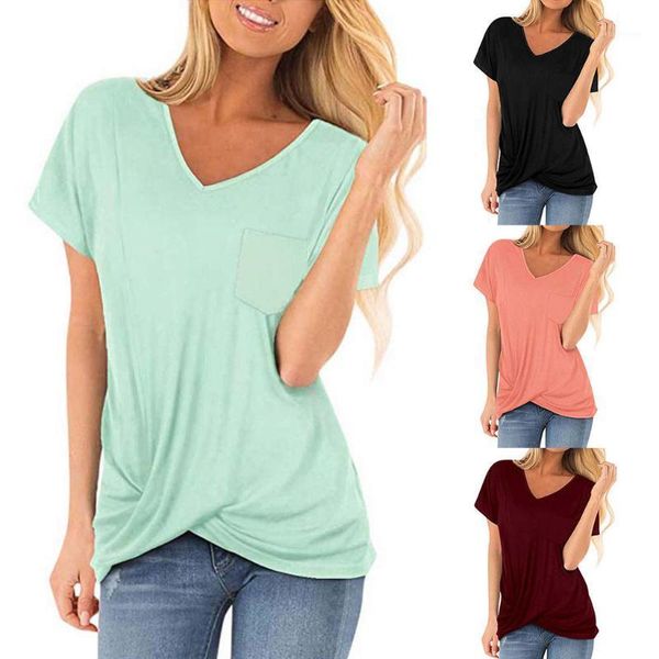 womens t shirts short sleeve v neck solid knotted tshirt casual t-shirt casual female summer streetwear clothing camiseta1, White
womens t shirts short sleeve v neck solid knotted tshirt casual t-shirt casual female summer streetwear clothing camiseta1, White