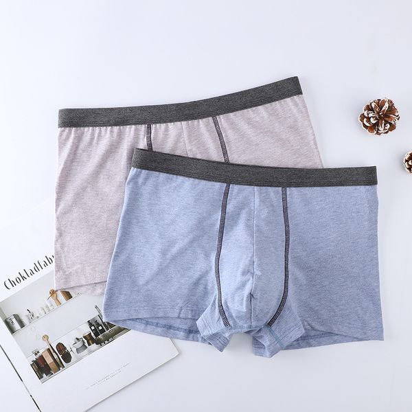 men's breathable u convex design medium waist cotton boxers grey bagged, Black;white
men's breathable u convex design medium waist cotton boxers grey bagged, Black;white