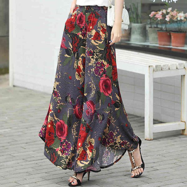 women's pants & capris floral print long wide leg for women casual loose ladies skirt high waist female trousers with pockets d3y0, Black;white
women's pants & capris floral print long wide leg for women casual loose ladies skirt high waist female trousers with pockets d3y0, Black;white