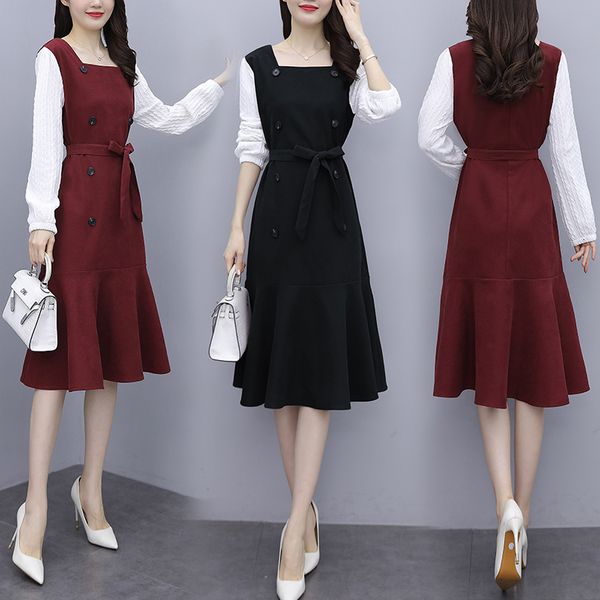 vintage womens plus size dressed in 100 kg woman ladies work wear thin spring dresses nw1y, Black;gray
vintage womens plus size dressed in 100 kg woman ladies work wear thin spring dresses nw1y, Black;gray