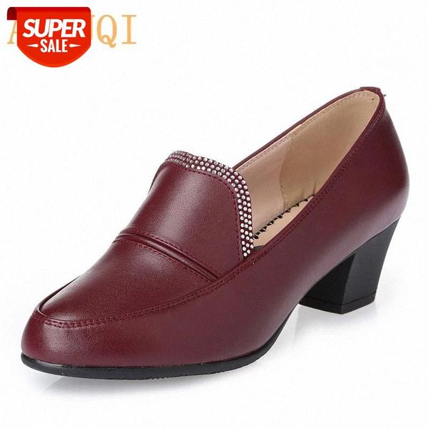 aiyuqi women shoes large size 41 42 43 2021 autumn new women genuine leather shoes formal dress wedding female #9d52
aiyuqi women shoes large size 41 42 43 2021 autumn new women genuine leather shoes formal dress wedding female #9d52