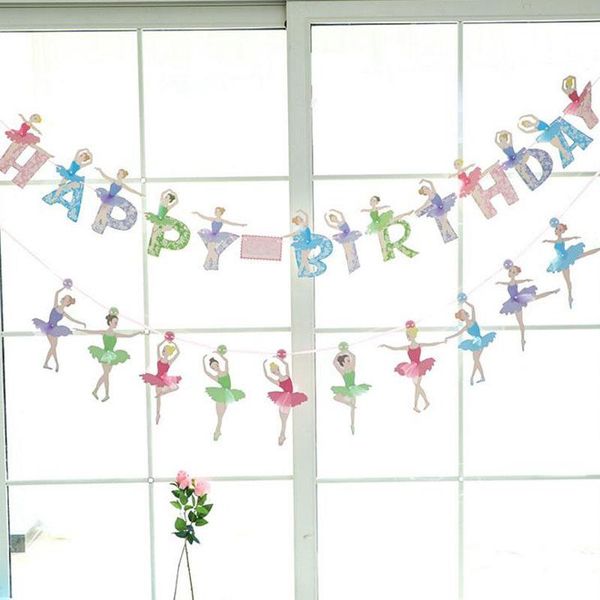 party decoration 1 set ballet girl garland ballerina flags bunting paper banner baby shower decor kids birthday supplies
party decoration 1 set ballet girl garland ballerina flags bunting paper banner baby shower decor kids birthday supplies