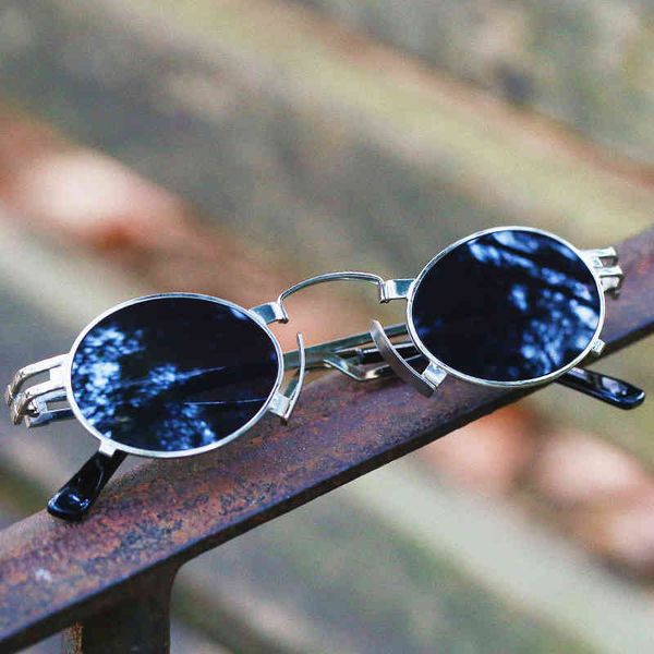 sunglasses madison's small frame punk sunglasses metal oval street s travel glasses 897, White;black
sunglasses madison's small frame punk sunglasses metal oval street s travel glasses 897, White;black
