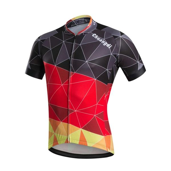racing jackets men's pro team summer cycling jersey short sleeve bicycle jerseys road bike clothing, Black;red
racing jackets men's pro team summer cycling jersey short sleeve bicycle jerseys road bike clothing, Black;red