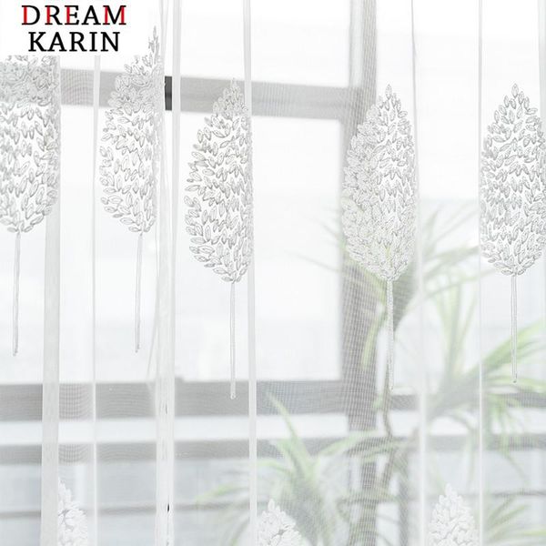 european style embroidered tulle curtains for living room bedroom tree plants white sheer curtains window tulle 1 piece
european style embroidered tulle curtains for living room bedroom tree plants white sheer curtains window tulle 1 piece