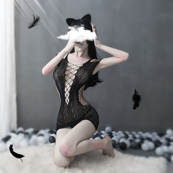 lingerie club with gauze bag hip skirt on tight low cut hollow out dress erotic gothic fetish underwear dress, Red;black
lingerie club with gauze bag hip skirt on tight low cut hollow out dress erotic gothic fetish underwear dress, Red;black