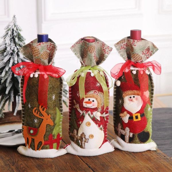 christmas decorations 2021 wine bottle bags snowman elk linen cover clothes bag for home party enfeites de natal1
christmas decorations 2021 wine bottle bags snowman elk linen cover clothes bag for home party enfeites de natal1