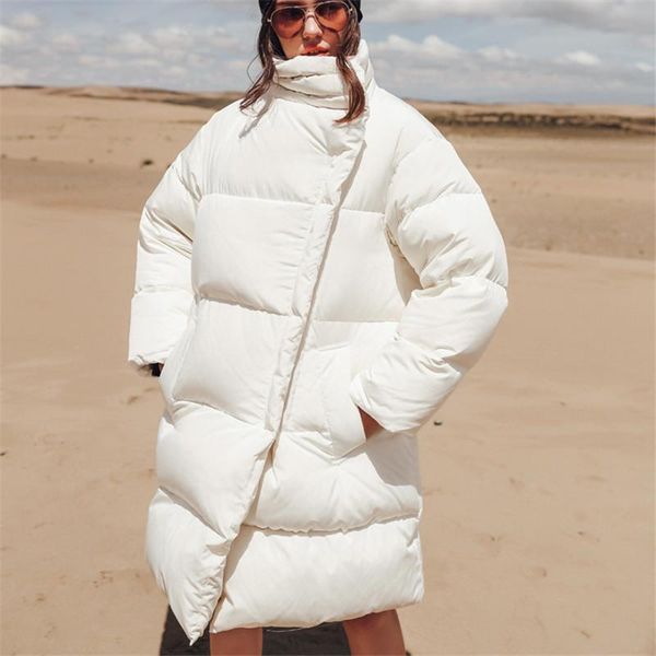 white duck down jacket stand collar europe new long loose thick warm female coat winter women straight fashion down parka l071, Black
white duck down jacket stand collar europe new long loose thick warm female coat winter women straight fashion down parka l071, Black