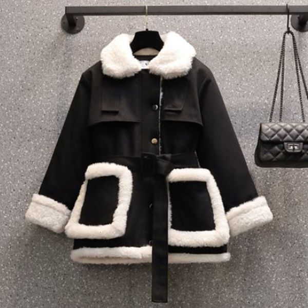 2021 new women's winter clothing size big temperament weight wool turn-down collar single-breasted age change coat reduction o358, Black;brown
2021 new women's winter clothing size big temperament weight wool turn-down collar single-breasted age change coat reduction o358, Black;brown