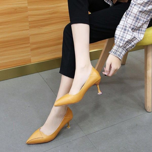 7 cm thin heels women pu leather pointed toe pumps office work high heels women concise stiletto black beige yellow1
7 cm thin heels women pu leather pointed toe pumps office work high heels women concise stiletto black beige yellow1
