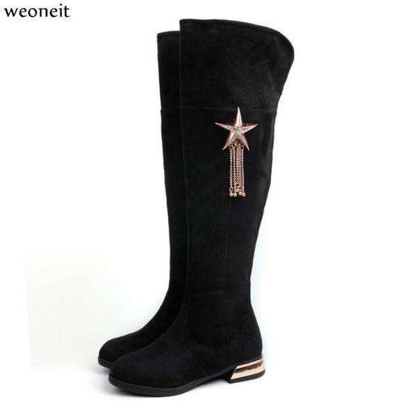 weoneit snow boots autumn and winter knee high boots fashion high-legth kids girls shoes size 26-37 sale, Black;grey
weoneit snow boots autumn and winter knee high boots fashion high-legth kids girls shoes size 26-37 sale, Black;grey