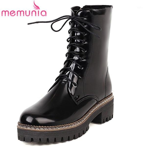 memunia 2020 new arrive ankle boots women round toe lace up autumn winter punk casual shoes fashion thick bottom boots woman1, Black
memunia 2020 new arrive ankle boots women round toe lace up autumn winter punk casual shoes fashion thick bottom boots woman1, Black