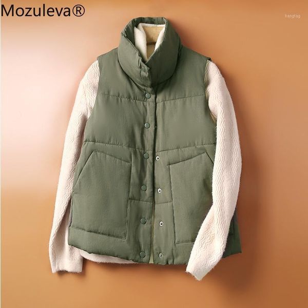 mozuleva cotton vest coat winter cotton jacket women 2020 new fashion short jacket vest winter women's wear1, Black;white
mozuleva cotton vest coat winter cotton jacket women 2020 new fashion short jacket vest winter women's wear1, Black;white