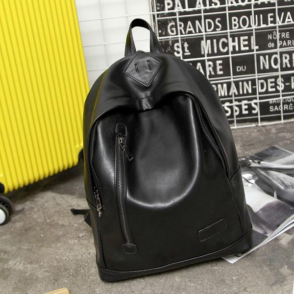 new double shoulder bag trend fashion 100 men and women leisure pu soft skin personality small fresh backpack
new double shoulder bag trend fashion 100 men and women leisure pu soft skin personality small fresh backpack