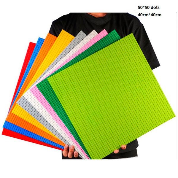1pcs super big size 40*40cm base plate for small bricks blocks diy baseplate 50*50 dots base plate board 1008
1pcs super big size 40*40cm base plate for small bricks blocks diy baseplate 50*50 dots base plate board 1008