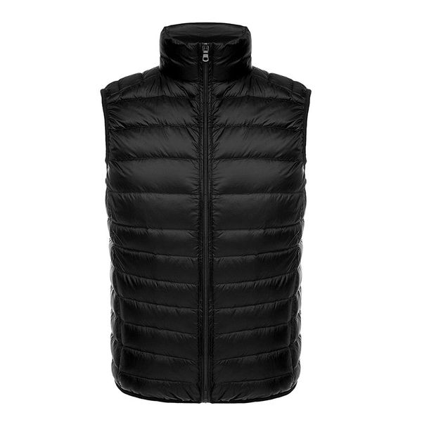 new autumn winter light down jacket men's fashion standing collar short down vest plus size slim fit sleeveless coat, Black;brown
new autumn winter light down jacket men's fashion standing collar short down vest plus size slim fit sleeveless coat, Black;brown