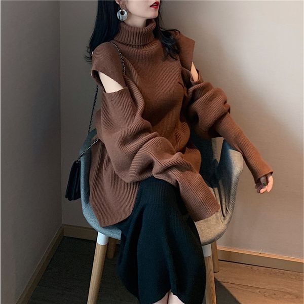spring and autumn new women's wear korean small open shoulder adjustable high collar knitted spring and autumn new women's wear ko, White;black
spring and autumn new women's wear korean small open shoulder adjustable high collar knitted spring and autumn new women's wear ko, White;black