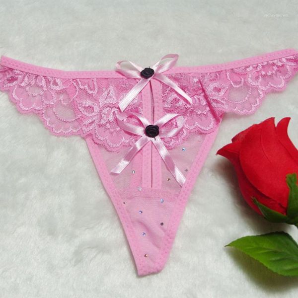women's panties summer temptation underwear lace transparent thong ladies underwear1, Black;pink
women's panties summer temptation underwear lace transparent thong ladies underwear1, Black;pink