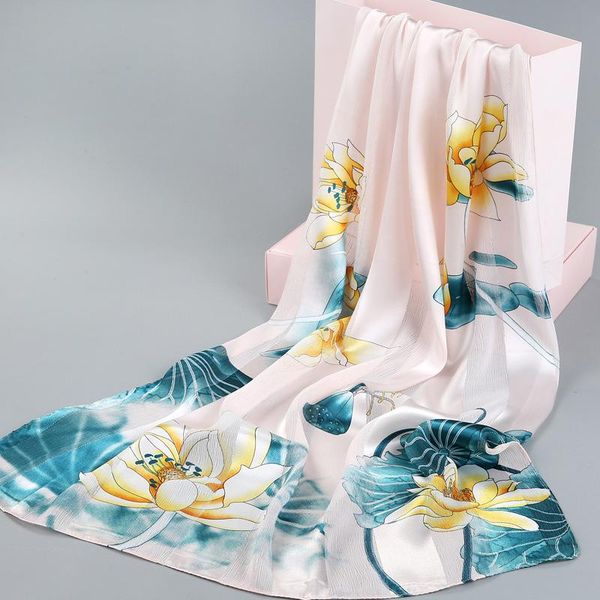 2021 New Spring Summer Thin Scarf Women Versatile Sunscreen Travel Shawl Rectangular Custom Silk Smooth Scarves, Blue;gray
2021 New Spring Summer Thin Scarf Women Versatile Sunscreen Travel Shawl Rectangular Custom Silk Smooth Scarves, Blue;gray